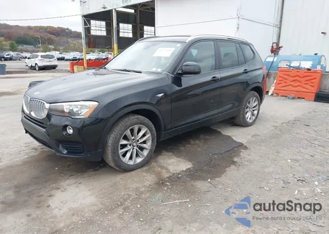 2017 BMW X3 xDrive28I z USA, uszkodzony, nr VIN 5UXWX9C54H0T14875
